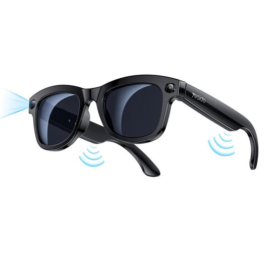 Yesido IO42 Lunettes intelligentes étanches IP67 avec caméra HD, prise en charge multilingue, suppression du bruit à double micro, ergonomiques, IO42
