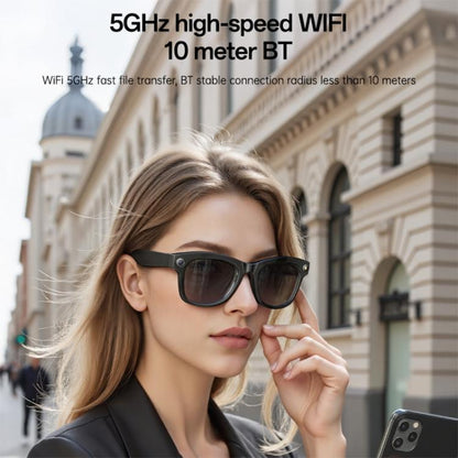 Yesido IO42  IP67 Waterproof Smart AI Glasses with HD Camera, Multi Language Support, Dual Mic Noise Cancellation, Ergonomic, IO42
