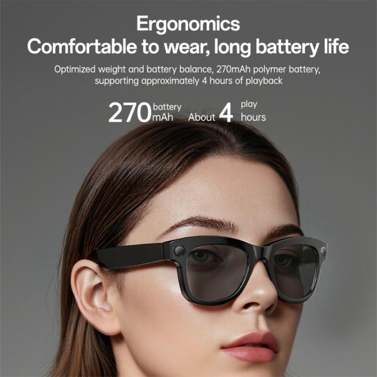 Yesido IO42  IP67 Waterproof Smart AI Glasses with HD Camera, Multi Language Support, Dual Mic Noise Cancellation, Ergonomic, IO42