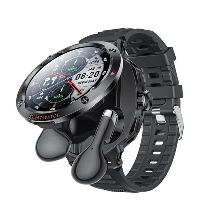 Yesido IO50 Smart Watch with TWS Earbuds, 2-in-1 Bluetooth-Compatible Smartwatch with Charging Box, 1.46 inch HD Display, NFC