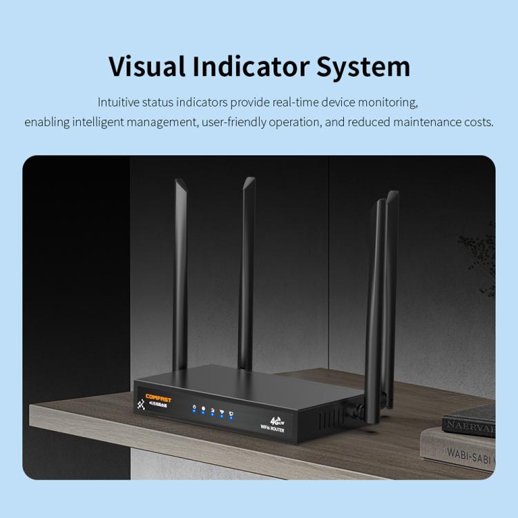 COMFAST CF-E15 Industrial Grade 4G SIM to Ethernet / WiFi Router, CF-E15