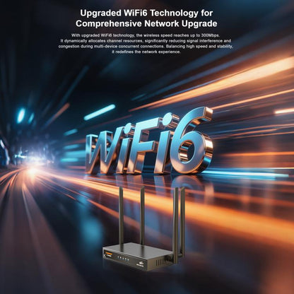 COMFAST CF-E15 Industrial Grade 4G SIM to Ethernet / WiFi Router, CF-E15