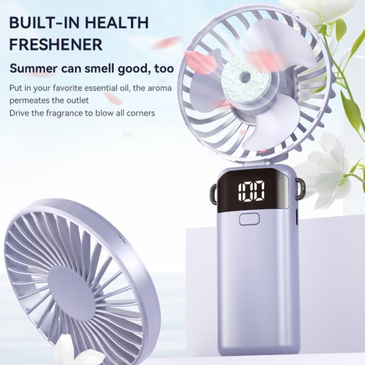 S1 Ventilateur portable pliable Ice Feel avec affichage LED