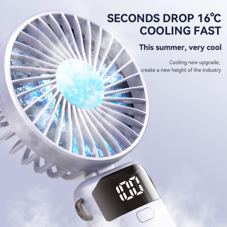 S1 Ventilateur portable pliable Ice Feel avec affichage LED