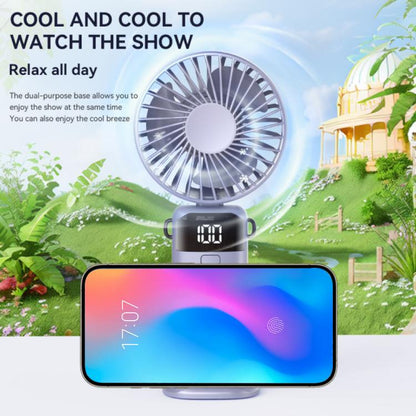 S1 Ventilateur portable pliable Ice Feel avec affichage LED