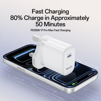 Yesido YC153 PD35W USB-C / Type-C Single Port Fast Charger Set with Type-C to Type-C Cable, YC153