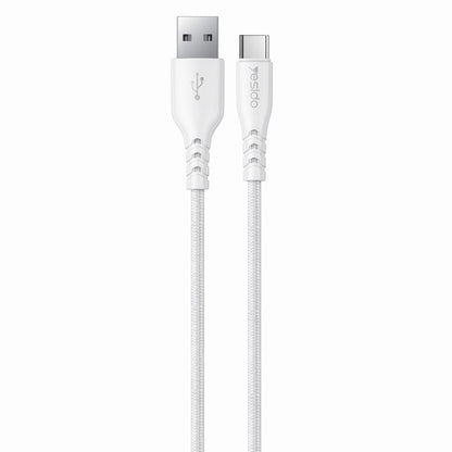 Yesido YC104 12W 2.4A USB Dual Ports Charger Set with 1m USB to Type-C Data Cable, YC104