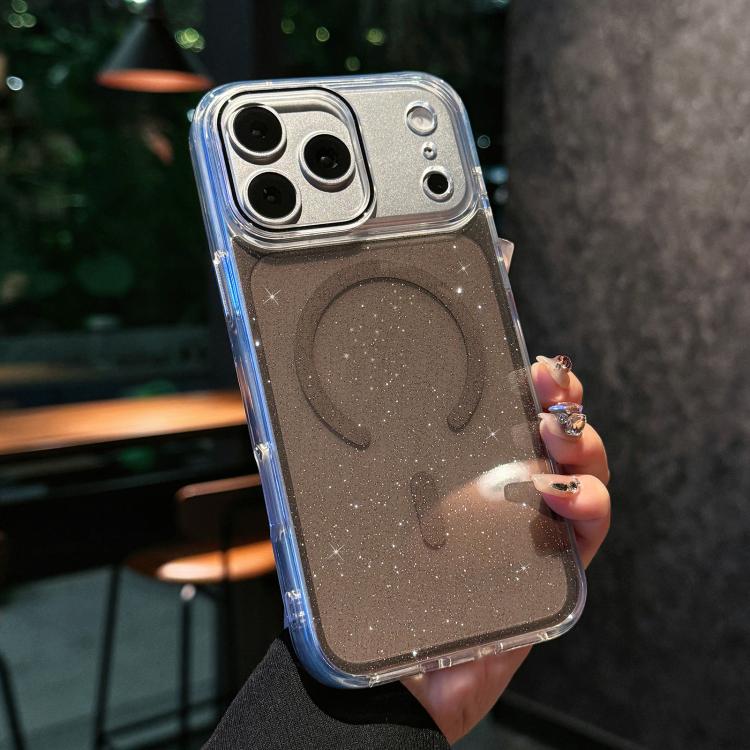 Crystal Shimmer Acrylic Magnetic Phone Case, For iPhone 18 Pro, For iPhone 18 Pro Max, For iPhone 17 Pro Max, For iPhone 17 Pro