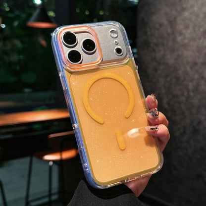 Crystal Shimmer Acrylic Magnetic Phone Case, For iPhone 18 Pro, For iPhone 18 Pro Max, For iPhone 17 Pro Max, For iPhone 17 Pro