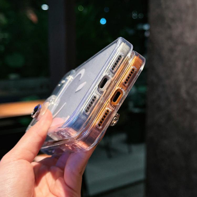 Crystal Shimmer Acrylic Magnetic Phone Case, For iPhone 18 Pro, For iPhone 18 Pro Max, For iPhone 17 Pro Max, For iPhone 17 Pro