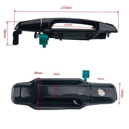 2 PCS Car Front Door Outside Handle 8265/60-3E010 for KIA Sorento 2003-2006, Front Door