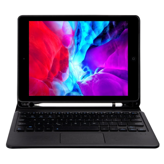 T098B-A Geperste TPU-textuur, afneembaar, snoepkleuren Bluetooth-toetsenbord, beschermhoes voor iPad Air 11 2024 / 2025 / Air 4 10.9 inch 2020, met standaard, penhouder en touchscreen, T098B-A