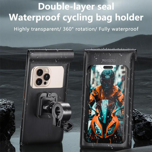 Yesido C333 Double-layer Sealed Waterproof Bag Cycling Phone Holder, C333
