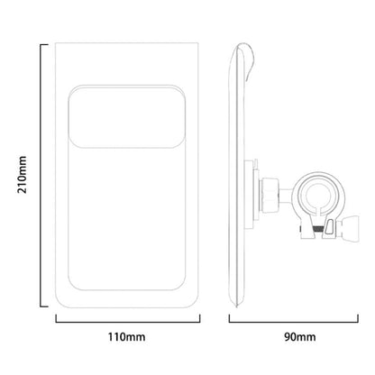 Yesido C333 Double-layer Sealed Waterproof Bag Cycling Phone Holder, C333