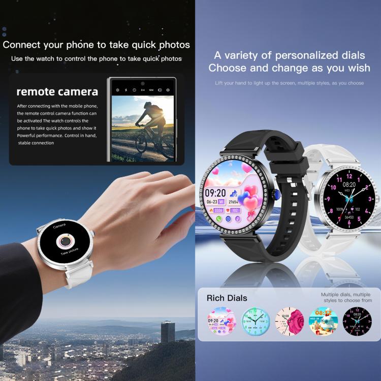 Y31 / S16 Montre Intelligente 1,27 Pouces avec Appel Bluetooth, Moniteur de Fréquence Cardiaque, Oxygène Sanguin, Modes Sportifs, Altimètre GPS, Suivi d'Activité Physique