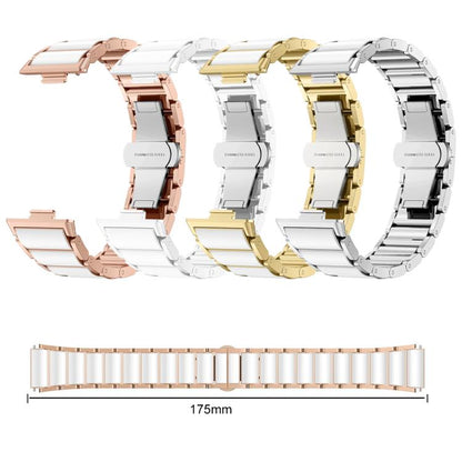 xDfind Ceramic Stainless Steel Watch Band, For Huawei Watch Fit4 / Fit4 Pro