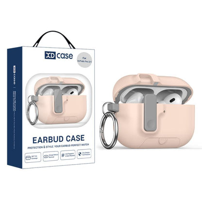 Étui pour écouteurs XDcase Armor Full-body avec crochet et verrou de sécurité, Pour AirPods Pro 3, Pour AirPods 4, Pour AirPods Pro 2 / 1