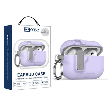Étui pour écouteurs XDcase Armor Full-body avec crochet et verrou de sécurité, Pour AirPods Pro 3, Pour AirPods 4, Pour AirPods Pro 2 / 1