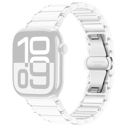 Bracelet de montre xDfind en céramique et acier inoxydable, pour Apple Watch 42 / 44 / 45 / 46 / 49mm, pour Apple Watch 38 / 40 / 41 / S11 42mm