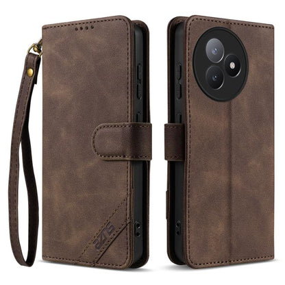 AZNS A2 Series Tri-Card Wallet RFID Vegan Leather Phone Case with Strap, For Redmi Turbo 5 Max 5G / Poco X8 Pro Max 5G, For Redmi Turbo 5 5G / Poco X8 Pro 5G, For Redmi K90, For Redmi K90 Pro Max, For Redmi Note 15 Pro+ 5G Global 163.3mm               ...