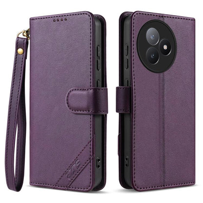 AZNS A2 Series Tri-Card Wallet RFID Vegan Leather Phone Case with Strap, For Redmi Turbo 5 Max 5G / Poco X8 Pro Max 5G, For Redmi Turbo 5 5G / Poco X8 Pro 5G, For Redmi K90, For Redmi K90 Pro Max, For Redmi Note 15 Pro+ 5G Global 163.3mm               ...