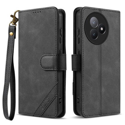 AZNS A2 Series Tri-Card Wallet RFID Vegan Leather Phone Case with Strap, For Redmi Turbo 5 Max 5G / Poco X8 Pro Max 5G, For Redmi Turbo 5 5G / Poco X8 Pro 5G, For Redmi K90, For Redmi K90 Pro Max, For Redmi Note 15 Pro+ 5G Global 163.3mm               ...