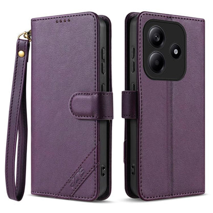 AZNS A2 Series Tri-Card Wallet RFID Vegan Leather Phone Case with Strap, For Redmi Turbo 5 Max 5G / Poco X8 Pro Max 5G, For Redmi Turbo 5 5G / Poco X8 Pro 5G, For Redmi K90, For Redmi K90 Pro Max, For Redmi Note 15 Pro+ 5G Global 163.3mm               ...