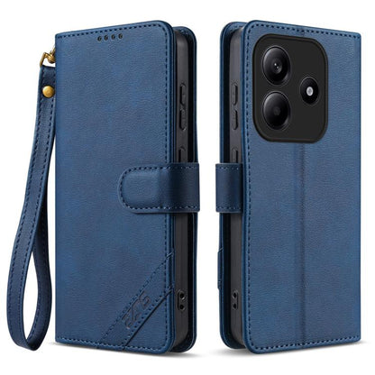 AZNS A2 Series Tri-Card Wallet RFID Vegan Leather Phone Case with Strap, For Redmi Turbo 5 Max 5G / Poco X8 Pro Max 5G, For Redmi Turbo 5 5G / Poco X8 Pro 5G, For Redmi K90, For Redmi K90 Pro Max, For Redmi Note 15 Pro+ 5G Global 163.3mm               ...