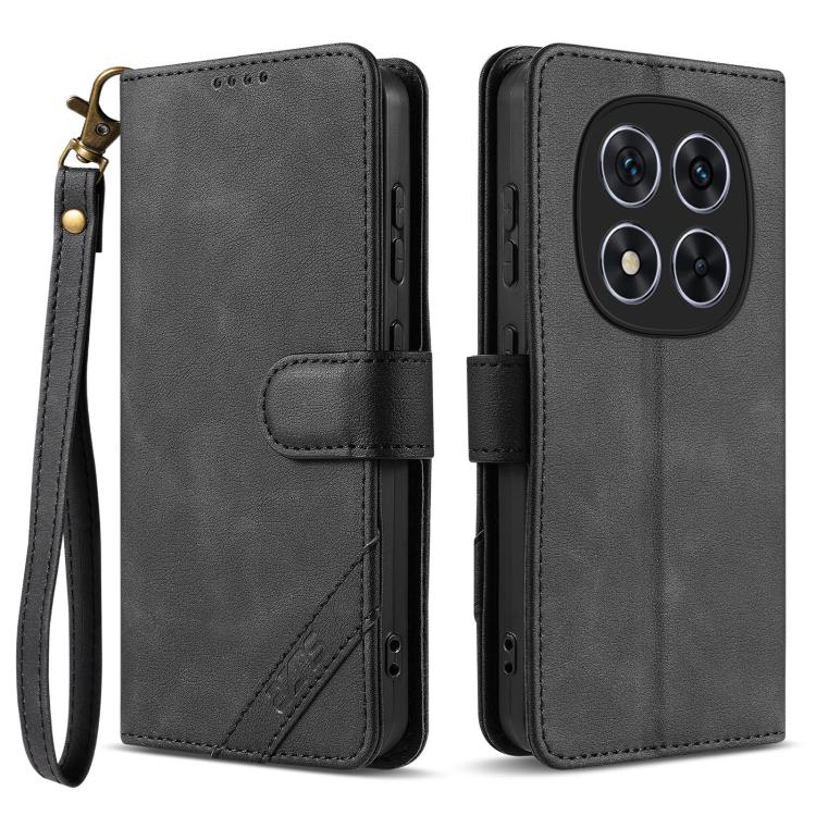 AZNS A2 Series Tri-Card Wallet RFID Vegan Leather Phone Case with Strap, For Redmi Turbo 5 Max 5G / Poco X8 Pro Max 5G, For Redmi Turbo 5 5G / Poco X8 Pro 5G, For Redmi K90, For Redmi K90 Pro Max, For Redmi Note 15 Pro+ 5G Global 163.3mm               ...