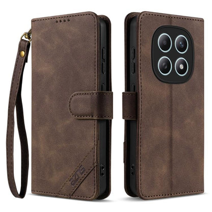 AZNS A2 Series Tri-Card Wallet RFID Vegan Leather Phone Case with Strap, For Redmi Turbo 5 Max 5G / Poco X8 Pro Max 5G, For Redmi Turbo 5 5G / Poco X8 Pro 5G, For Redmi K90, For Redmi K90 Pro Max, For Redmi Note 15 Pro+ 5G Global 163.3mm               ...