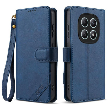 AZNS A2 Series Tri-Card Wallet RFID Vegan Leather Phone Case with Strap, For Redmi Turbo 5 Max 5G / Poco X8 Pro Max 5G, For Redmi Turbo 5 5G / Poco X8 Pro 5G, For Redmi K90, For Redmi K90 Pro Max, For Redmi Note 15 Pro+ 5G Global 163.3mm               ...