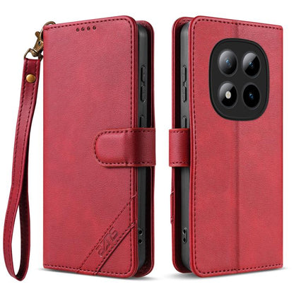 AZNS A2 Series Tri-Card Wallet RFID Vegan Leather Phone Case with Strap, For Redmi Turbo 5 Max 5G / Poco X8 Pro Max 5G, For Redmi Turbo 5 5G / Poco X8 Pro 5G, For Redmi K90, For Redmi K90 Pro Max, For Redmi Note 15 Pro+ 5G Global 163.3mm               ...
