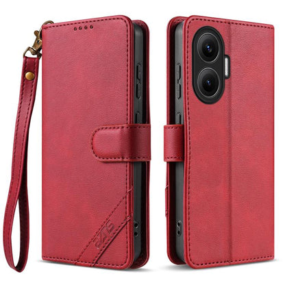 AZNS A2 Series Tri-Card Wallet RFID Vegan Leather Phone Case with Strap, For Redmi Turbo 5 Max 5G / Poco X8 Pro Max 5G, For Redmi Turbo 5 5G / Poco X8 Pro 5G, For Redmi K90, For Redmi K90 Pro Max, For Redmi Note 15 Pro+ 5G Global 163.3mm               ...