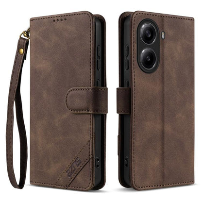AZNS A2 Series Tri-Card Wallet RFID Vegan Leather Phone Case with Strap, For Redmi Turbo 5 Max 5G / Poco X8 Pro Max 5G, For Redmi Turbo 5 5G / Poco X8 Pro 5G, For Redmi K90, For Redmi K90 Pro Max, For Redmi Note 15 Pro+ 5G Global 163.3mm               ...
