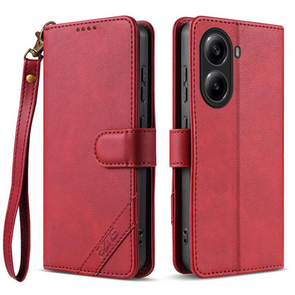AZNS A2 Series Tri-Card Wallet RFID Vegan Leather Phone Case with Strap, For Redmi Turbo 5 Max 5G / Poco X8 Pro Max 5G, For Redmi Turbo 5 5G / Poco X8 Pro 5G, For Redmi K90, For Redmi K90 Pro Max, For Redmi Note 15 Pro+ 5G Global 163.3mm               ...