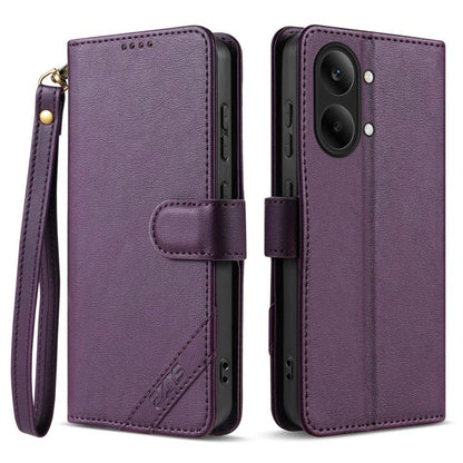 AZNS A2 Series Tri-Card Wallet RFID Vegan Leather Phone Case with Strap, For Redmi Turbo 5 Max 5G / Poco X8 Pro Max 5G, For Redmi Turbo 5 5G / Poco X8 Pro 5G, For Redmi K90, For Redmi K90 Pro Max, For Redmi Note 15 Pro+ 5G Global 163.3mm               ...