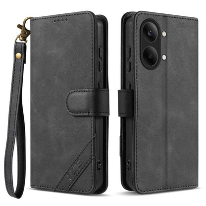 AZNS A2 Series Tri-Card Wallet RFID Vegan Leather Phone Case with Strap, For Redmi Turbo 5 Max 5G / Poco X8 Pro Max 5G, For Redmi Turbo 5 5G / Poco X8 Pro 5G, For Redmi K90, For Redmi K90 Pro Max, For Redmi Note 15 Pro+ 5G Global 163.3mm               ...