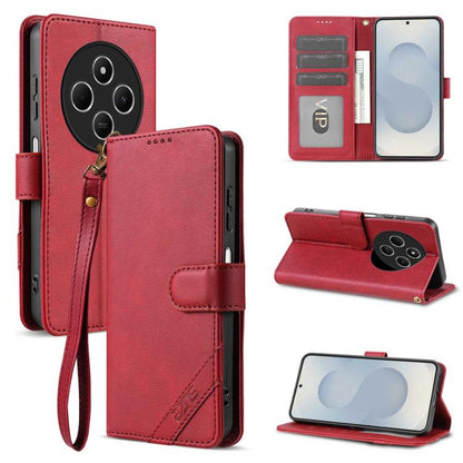 AZNS A2 Series Tri-Card Wallet RFID Vegan Leather Phone Case with Strap, For Redmi 14C/14R 5G/Poco C75 4G, For Redmi K80 Pro, For Redmi K80, For Redmi Note 14 5G, For Redmi Note 14 Pro+ 5G, For Redmi Note 14 Pro 5G