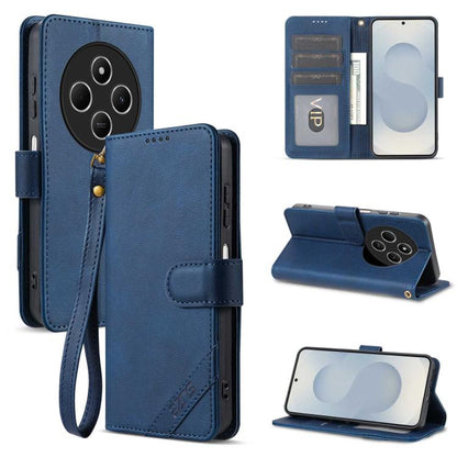 AZNS A2 Series Tri-Card Wallet RFID Vegan Leather Phone Case with Strap, For Redmi 14C/14R 5G/Poco C75 4G, For Redmi K80 Pro, For Redmi K80, For Redmi Note 14 5G, For Redmi Note 14 Pro+ 5G, For Redmi Note 14 Pro 5G