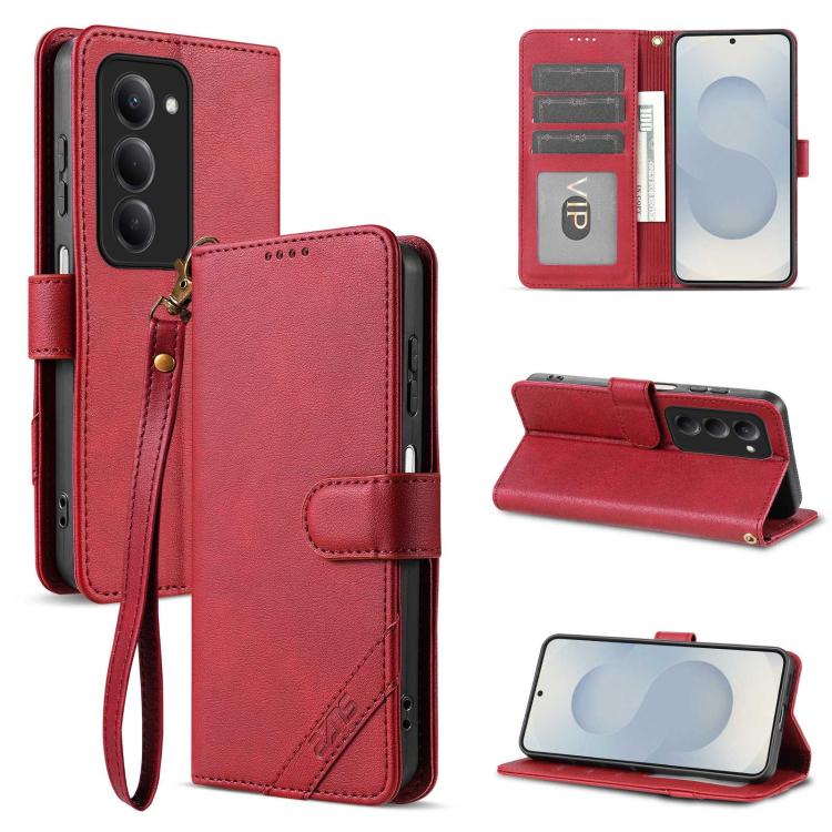 AZNS A2 Series Tri-Card Wallet RFID Vegan Leather Phone Case with Strap, For Redmi Note 17 Pro 5G Global 163mm, For Redmi Note 17 5G/4G Global 171mm, For Redmi A7 Pro 4G/5G 171mm/Poco C85x 5G, For Redmi 15a 5G/R70/R70m                                  ...