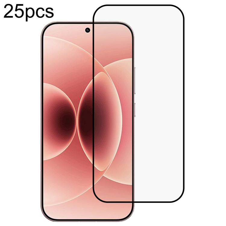 25pcs Full Glue Screen Tempered Glass Film, For Xiaomi 17T 5G