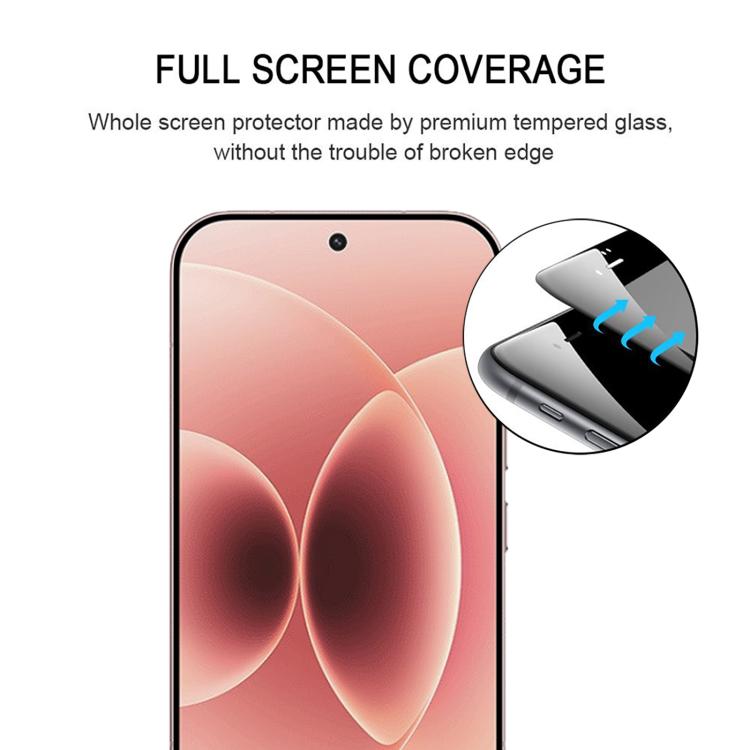 25pcs Full Glue Screen Tempered Glass Film, For Xiaomi 17T 5G