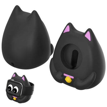 XDcase Support de chargement pour Apple Watch au design Chat porte-bonheur