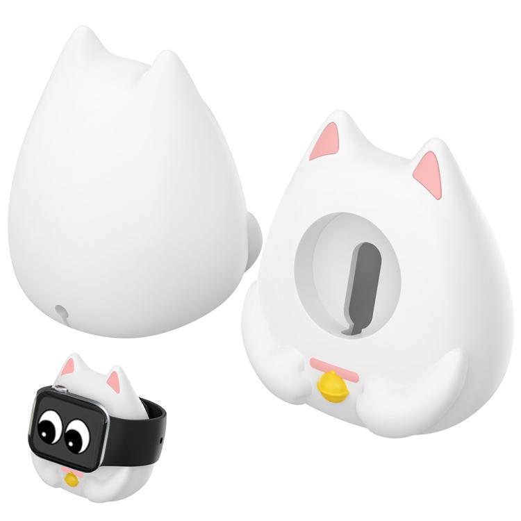 XDcase Support de chargement pour Apple Watch au design Chat porte-bonheur