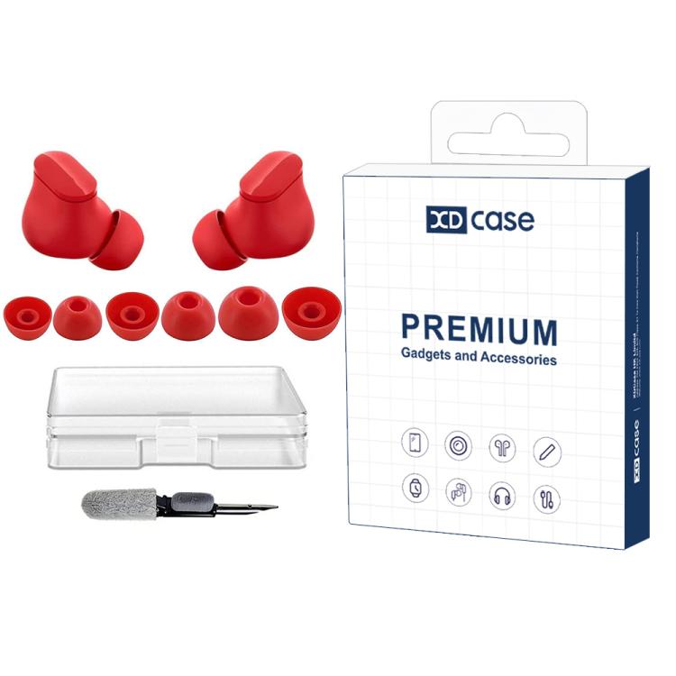XDcase 3 Pairs Replacement Silicone Ear Tips Kit, S/M/L Size, For Beats Studio Buds