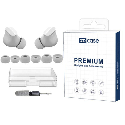 XDcase 3 Pairs Replacement Silicone Ear Tips Kit, S/M/L Size, For Beats Studio Buds