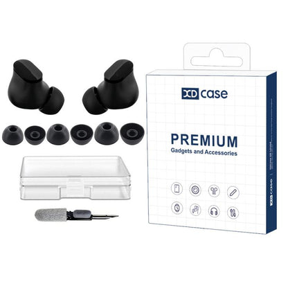 XDcase 3 Pairs Replacement Silicone Ear Tips Kit, S/M/L Size, For Beats Studio Buds