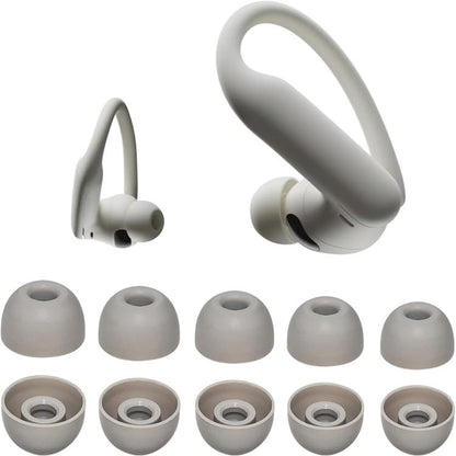 XDcase 5 Pairs Silicone Ear Tips Kit, XS/S/M/L/XL Size, For Beats Powerbeats Pro 2 / Fit / Studio Buds
