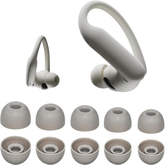 XDcase 5 Pairs Silicone Ear Tips Kit, XS/S/M/L/XL Size, For Beats Powerbeats Pro 2 / Fit / Studio Buds