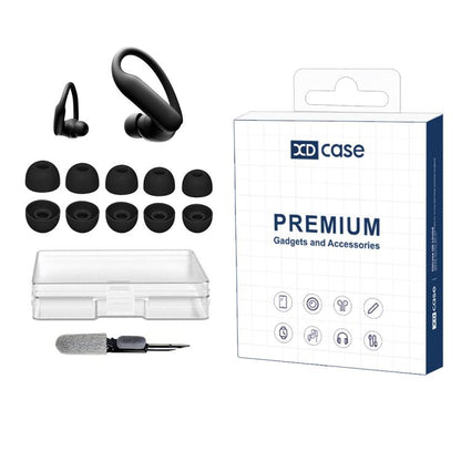 XDcase 5 Pairs Silicone Ear Tips Kit, XS/S/M/L/XL Size, For Beats Powerbeats Pro 2 / Fit / Studio Buds